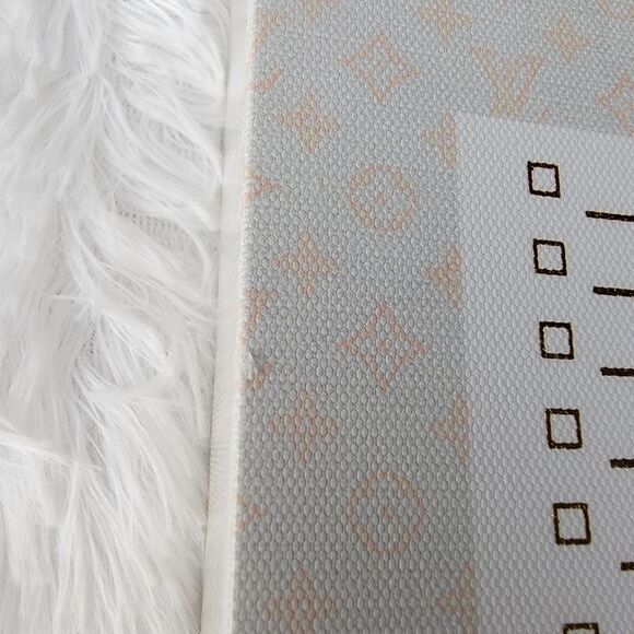 Oliver Gal To Do List Gold Fashion Wall Art Louis Vuitton Monogram Print Canvas - Picture 14 of 15